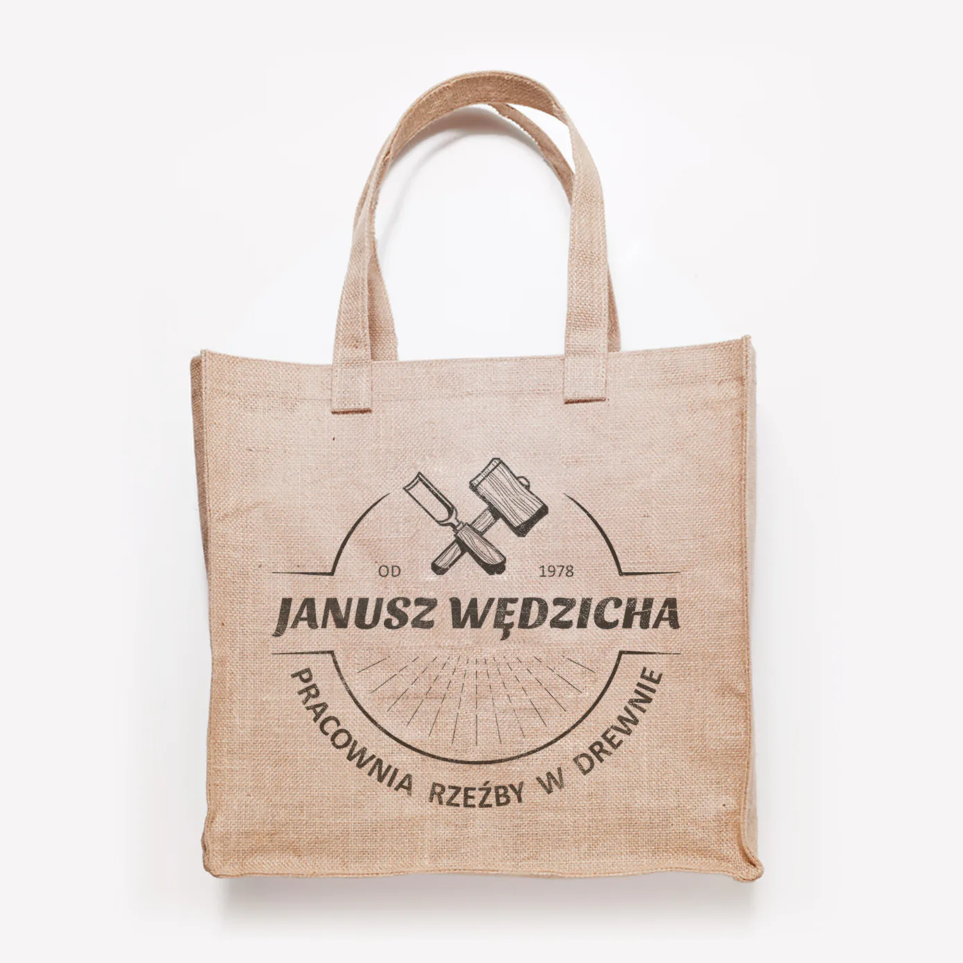 Znak graficzny pracowni rzeźby w drewnie